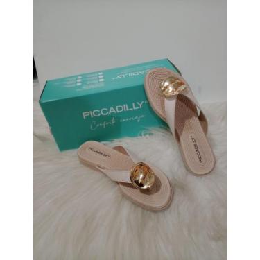 Imagem de Sandalia piccadilly off what verniz amassado 513030, White, 37
