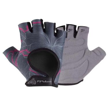 Imagem de Luva Gel de Musculação Slim Audacity Poker Preto/Rosa, Preto, Rosa, G