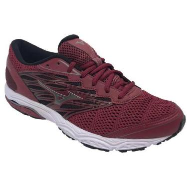 Imagem de Tênis Mizuno Wave Dynasty - Masculino -Vermelho/Preto, 34