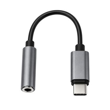 Imagem de Conversor de Áudio Usb C para P2 MDM Compatível com Dispositivos Usb C Que Suportem Som Preto Unidade
