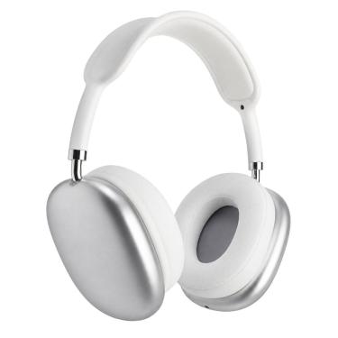 Imagem de Headphone Bluetooth MDM com Entrada Auxiliar para Lazer Trabalho e Estudos Conforto Prata