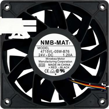 Imagem de Cooler 4715VL-05W-B76 24V 1.20A 4P 12038 Or Garantia 2 Anos - NMB-MAT