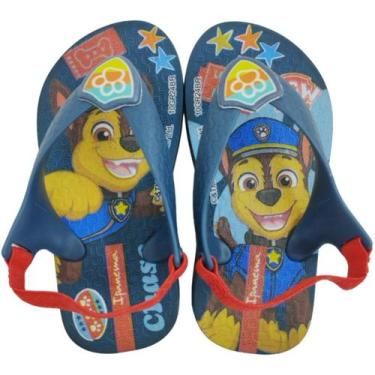 Imagem de Chinelo Dedo Infantil Menino Casual Dia a Dia com Elástico Conforto Pa
