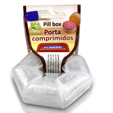 Imagem de Porta comprimidos semanal compacto Plasútil