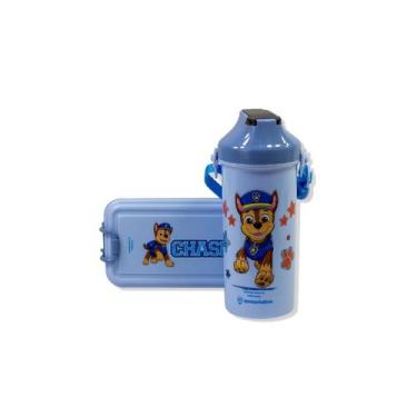 Imagem de Kit Lunch Box Chase - Patrulha Canina Zona Criativa Cor:Azul, Azul