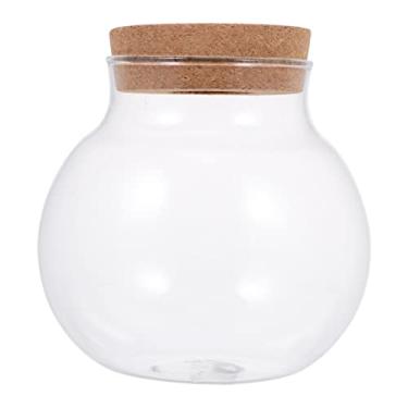 Imagem de Aquário Recipientes De Vidro Terrários De Vidro Para Plantas Vaso Terrário Tanque De Peixes Beta Claro Vaso De Ar Garrafa De Escape Kit Terrário Para Adultos Mesa Bola De Bolhas