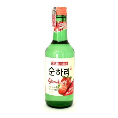 Imagem de Bebida Coreana Soju Chum Churum Sabor Morango 360Ml Lotte