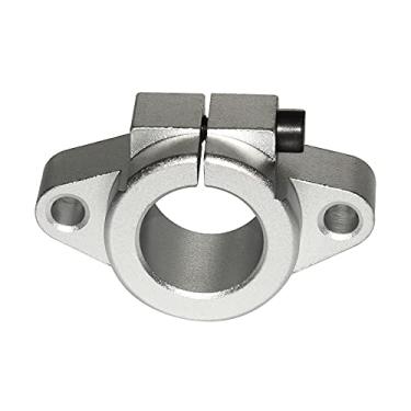 Imagem de Flyshop Bloco de suporte de eixo de movimento linear flangeado de 25 mm SHF25 de alumínio