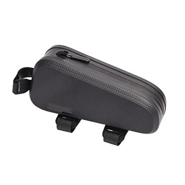 Imagem de WILD HEART Bolsa de tubo superior de bicicleta bolsa de quadro frontal de bicicleta à prova d'água bolsa de bicicleta bolsa de telefone para bicicleta bolsa de acessórios de ciclismo para bicicleta de estrada de montanha (preto)