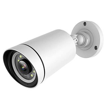 Imagem de Câmera 4K POE Bullet com visão noturna colorida e detecção humana de áudio bidirecional IP67 à prova d'água para segurança interna ao ar livre