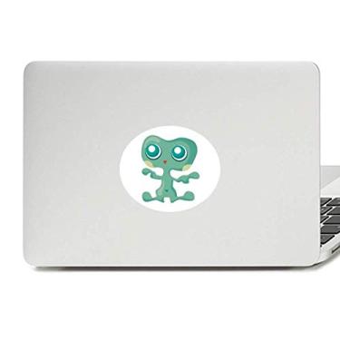 Imagem de Adesivo de notebook com emblema de vinil alienígena verde monstro do universo