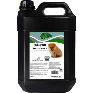 Imagem de Shampoo Neutro Green Pet Care 5 em 1 para Cães e Gatos - 5 Litros