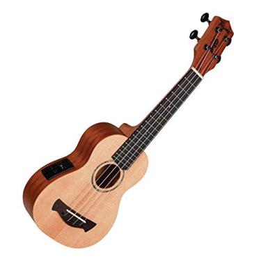 Imagem de Ukulele Soprano Tagima Elétrico 41k Fosco Tampo Sólido