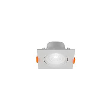 Imagem de SPOT LED EMBUTIR MINI DICROICA QUADRADO 3W 6500K 7,5CM BRILIA