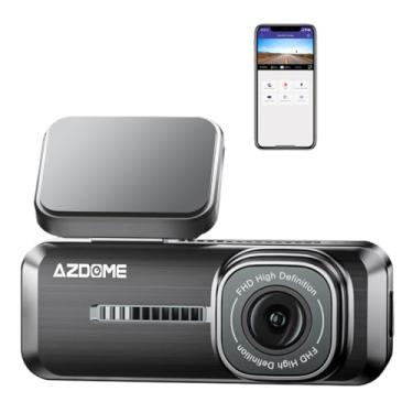 Imagem de XRC TECH Câmera veicular FHD 1080p WiFi, modo de estacionamento 24H, DVR com aplicativo G-sensor de gravação em loop, super visão noturna, gravador de vídeo, preto