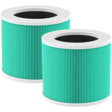 Imagem de HY1800 Filtro de substituição compatível com purificador de ar MoRENTO/Loytio/AYAFATO/IOIOW, filtro H13 Ture HEPA HY1800 (pacote com 2)