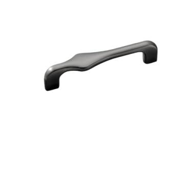 Imagem de Puxadores de porta de armário de ouro brilhante claro, puxadores de gaveta de liga de zinco, maçanetas de porta de armário de sapato de guarda-roupa, cinza pérola 96mm