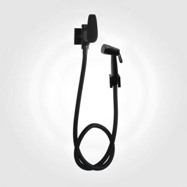 Imagem de Ducha Higiênica Com Derivação Dn15 Led Preto Fosco Perflex