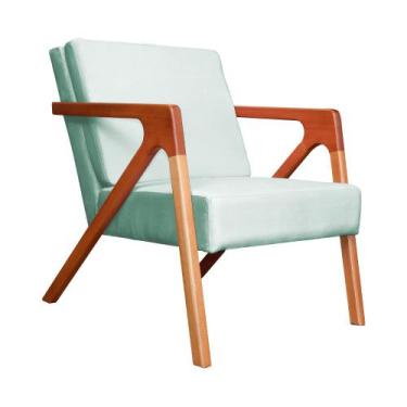 Imagem de Poltrona Monalisa Decorativa Veludo Cores - DS Estofados, Acqua