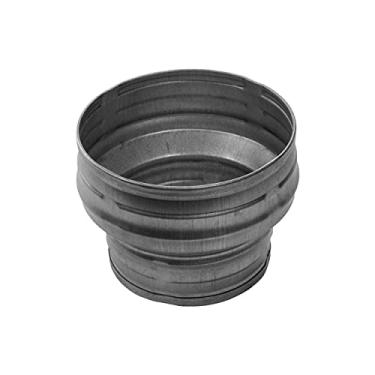 Imagem de Vent Systems 15 cm a 10 cm Adaptador redutor de dutos conector conector redutor de tubo redutor cone para HVAC, sistemas de ventilação, escapamentos e tendas de cultivo. Metal 150 a 100 mm - Pacote com (1)