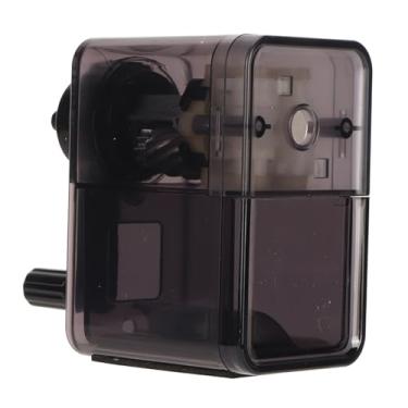 Imagem de Apontador de Lápis Com Manivela de Lâmina de Liga de Aço Premium, Material ABS, Estrutura de Faca de Alongamento Especial para Esboços, para Lápis e Canetas de Carvão Com