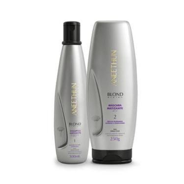Imagem de Kit Annethun Matizador Blond System - Shampoo E Máscara