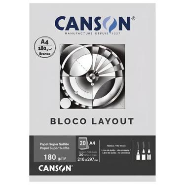 Imagem de Bloco de Papel Layout A4 Canson Linha Tecnica 20 Folhas