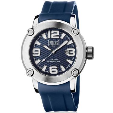 Imagem de Relógio Masculino Everlast Azul À Prova D`Água 30 M E10530