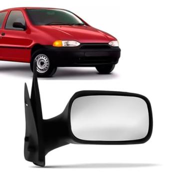 Imagem de Retrovisor Palio Weekend Siena 1996 a 2000 Convexo Direito Sem Controle Completo