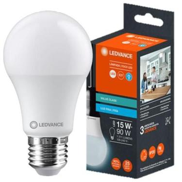 Imagem de Lampada Led Bulbo Pera 15w Branco Frio 6500k E27 Bivolt - Ledvance OSR