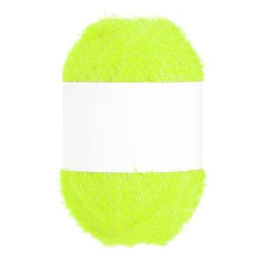 Imagem de PATIKIL Fio Scrubbie de 218 metros, fio de poliéster brilhante Scrubbie vermelho brilhante coração fio de vidro para panos de prato crochê, tricô, artesanato, artesanato, tapete, suéter, cachecol