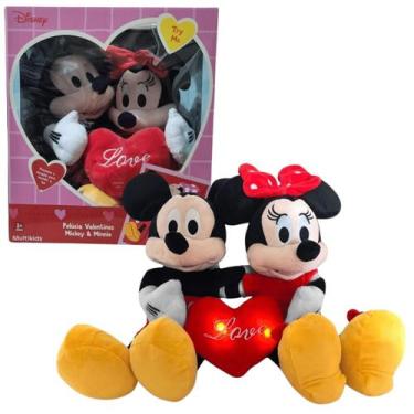 Imagem de Pelúcia Mickey e Minnie de Dia Dos Namorados Com Luz - Candide