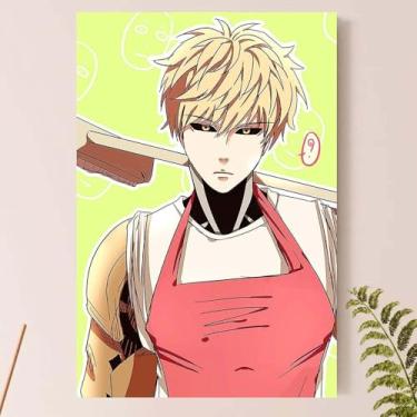 Imagem de Placa Quadro Decorativo On.e Pu.nch Man - Ge.nos (Genos_04)