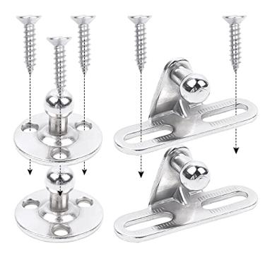 Imagem de Suporte de montagem a gás OTUAYAUTO – Pino de bola de 10 mm com parafusos (pacote com 4)