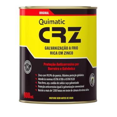 Imagem de CRZ Galvanização a Frio 900 mL Quimatic Tapmatic