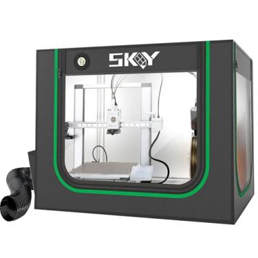 Imagem de Cregrant3D Atualizar Gabinete De Impressora 3D Com Luz Led, Kit De Exaustão De Fumaça, Termo-Higrômetro, Tenda À Prova De Fogo E Poeira, Capa Protetora De Temperatura Constante Para Bambu Lab A1, A1