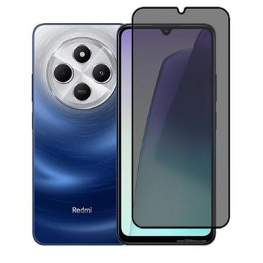 Imagem de Película De Vidro Privativa Privacy 3D 9D Para Xiaomi Redmi 14C / Poco C75