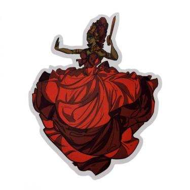 Imagem de Adesivo De Vinil Impermeável Iansã 10X13 Cm - Escolha A Cor