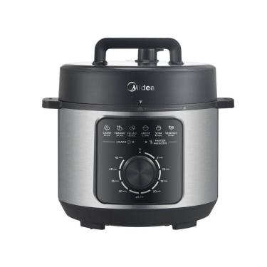 Imagem de Panela De Pressão Elétrica Midea 4 Litros Mecânica Preta E Inox PPM41 110V
