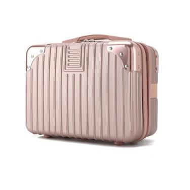 Imagem de Estojo cosmético Yoanlayr Hard Shell, bagagem de mão de viagem de 14 p