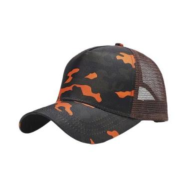 Imagem de Boné de Beisebol Snapback Curvo - Adulto, Malha, Verão, Hip Hop, Ajust