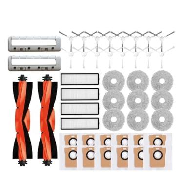 Imagem de Compatible With XM Robot Vacuum X20+/X20 Plus Parts Accessories Main Side Brush Hepa Filter Mop Cloth Dust Bag Replacement(45pcs)