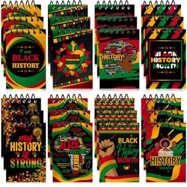 Imagem de Containlol 24 peças de mini blocos de notas espirais de Natal, mini bloco de notas com tema de Natal pequeno para presente infantil, suprimentos para lembrancinhas de festa de Natal, 8 padrões (estilo