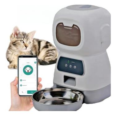 Imagem de Alimentador Comedouro Automático Pet Cães Gatos Wi-Fi Smart - Pet For 