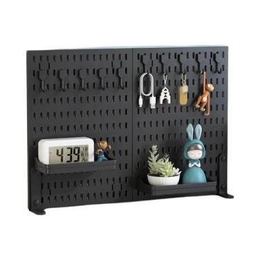 Imagem de Organizador De Mesa Para Escritório Em Casa Com Painel Perfurado Verti