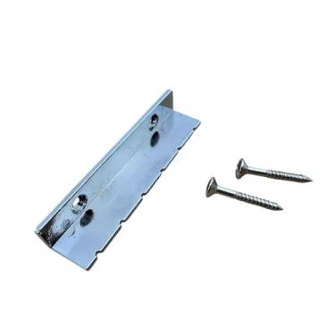 Imagem de Luwecf Rastilho de Metal para Guitarra, em Formato de L, Pré-ranhurado, Acessório, Liga de Zinco, Fixação Por Parafuso, Adequado para Guitarras Acústicas E E, Lasca