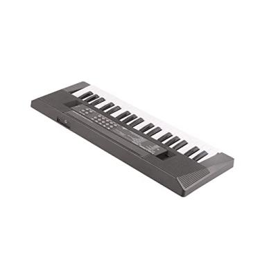 Imagem de Cosiki Brinquedo de Piano Com Teclado Elétrico Infantil Com Função de Gravação de Microfone para Amantes de Música Carregável por USB Preto Branco 16,06 X 5,9 X 1,61 pol.