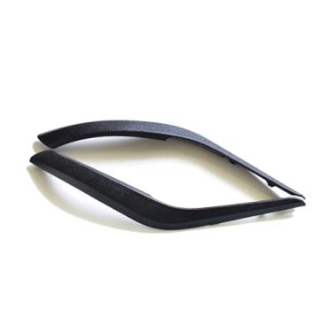 Imagem de Maçaneta do painel da porta interna do carro, esquerda e direita, apoio de braço da porta, guarnição, bege, preto, compatível com BMW X1 E84 2010-2016(Black 2)