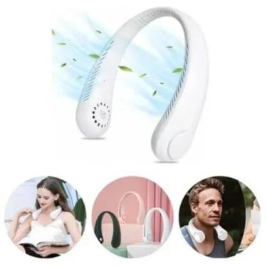 Imagem de Fan De Pescoço Silencioso Com Design Ergonômico Para Viagens Presente 