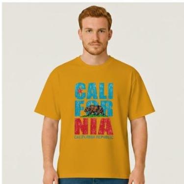 Imagem de Camiseta Oversized Masculina REPUBLICA DA CALIFORNIA Exclusiva Algodão Premium-Masculino